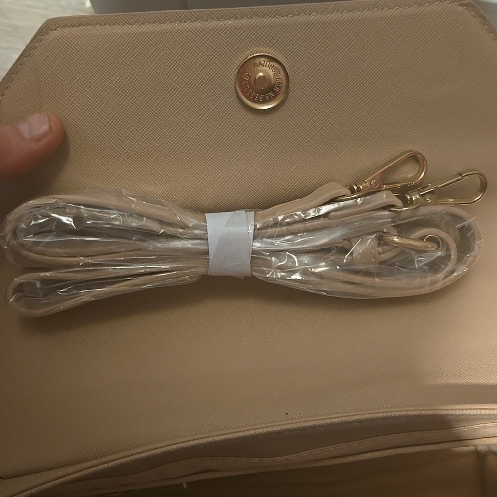 Trina Turk Beige Satchel NWT - Picture 10 of 11